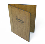 Real Wooden Menus